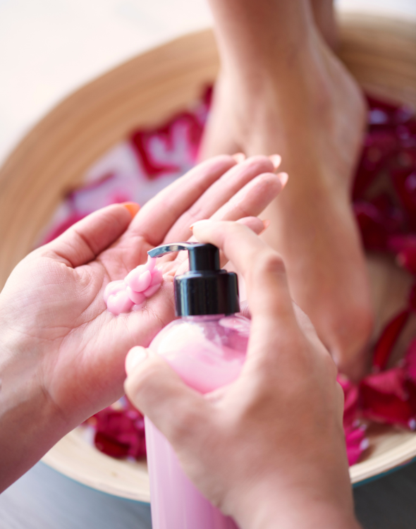 Luxury pedicure service in Overland Park KS 66213